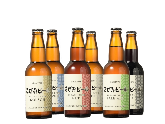 さがみビール330ｍｌ　(ケルシュ、アルト、ペールエール、ヴァイツェン、ホワイト、スタウト各1本）